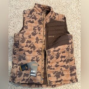 NWT Orvis Men's Drift Vest - Camo